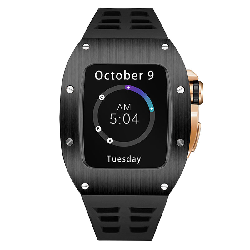 Apple Watch Case for Series 7/8/9 (45mm), C1 Black with Black