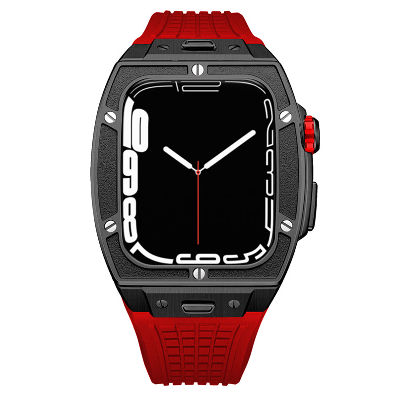 Apple Watch Case for Series 7/8/9 (45mm), C2 Black with Red