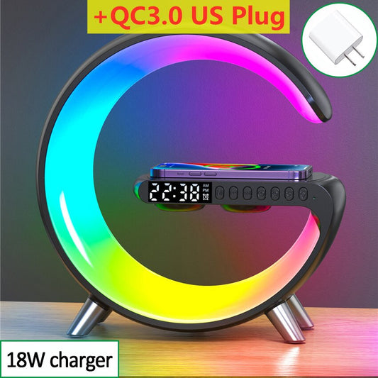Wireless Charger Stand with Clock 5w