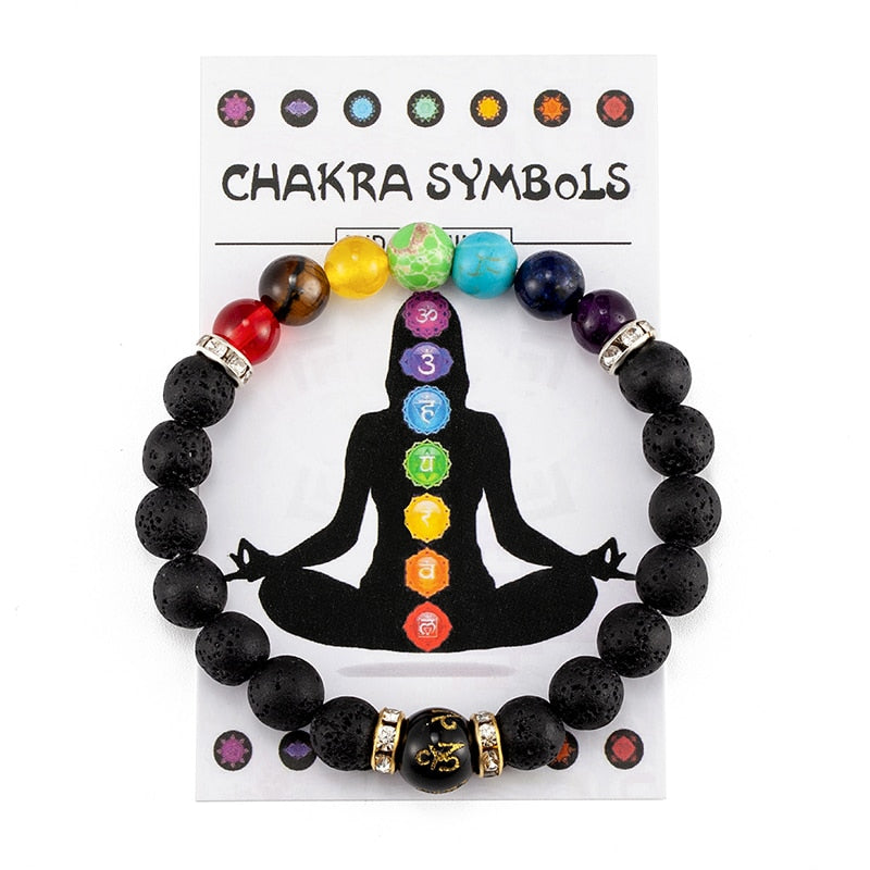 elegant 7 Chakra Bracelet