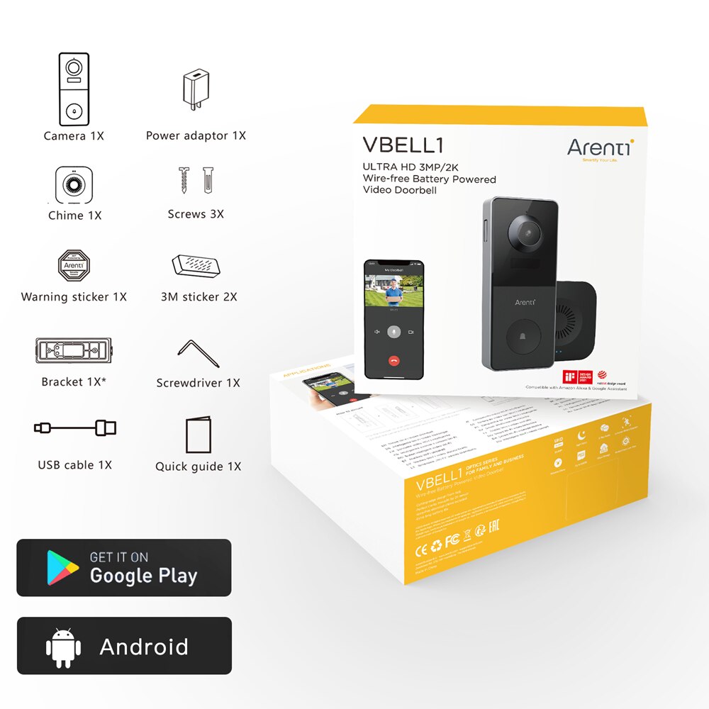 2K Video Doorbell