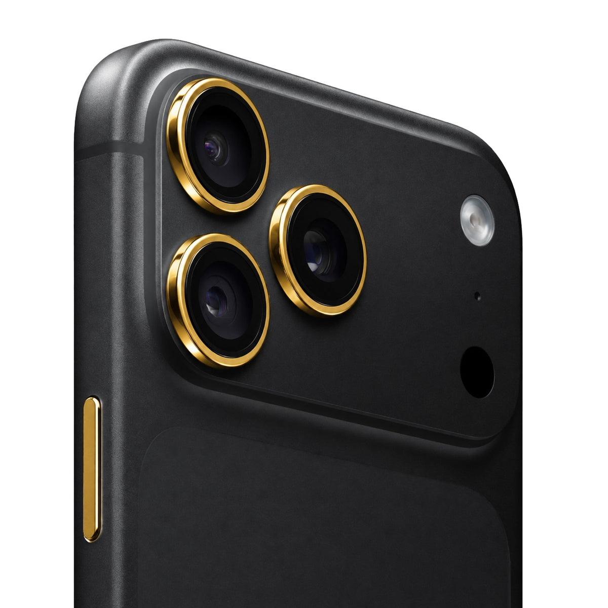 iPhone Pro 18 Max Black With Gold Accents