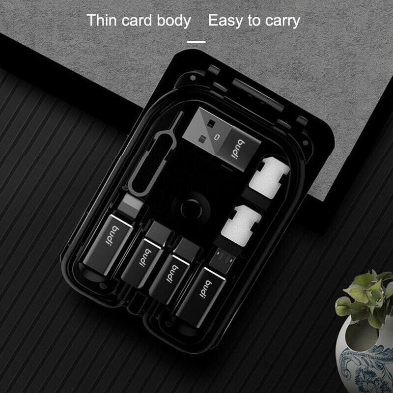 Universal Travel Smart Adapter Card Storage Box