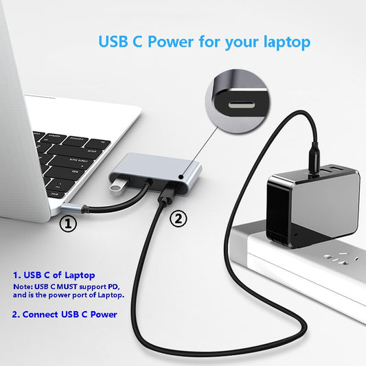 The USB Type C Laptop Docking Station