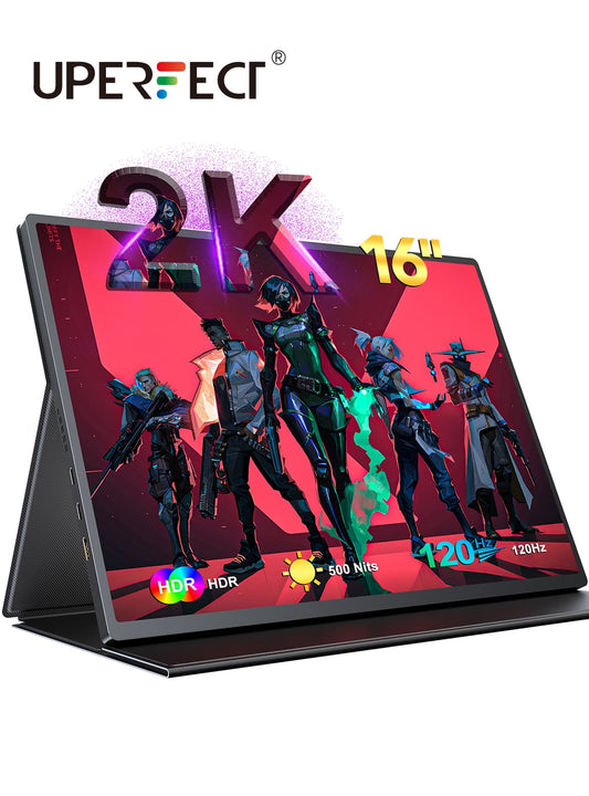 2K Portable Monitor 2560*1600 16:10 100RGB 500Cd/m² 120Hz