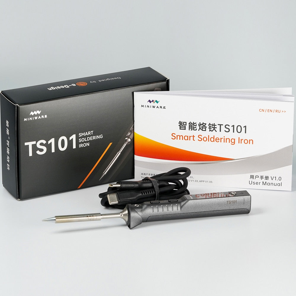TS101 مكواة لحام كهربائية USB صغيرة 65 واط