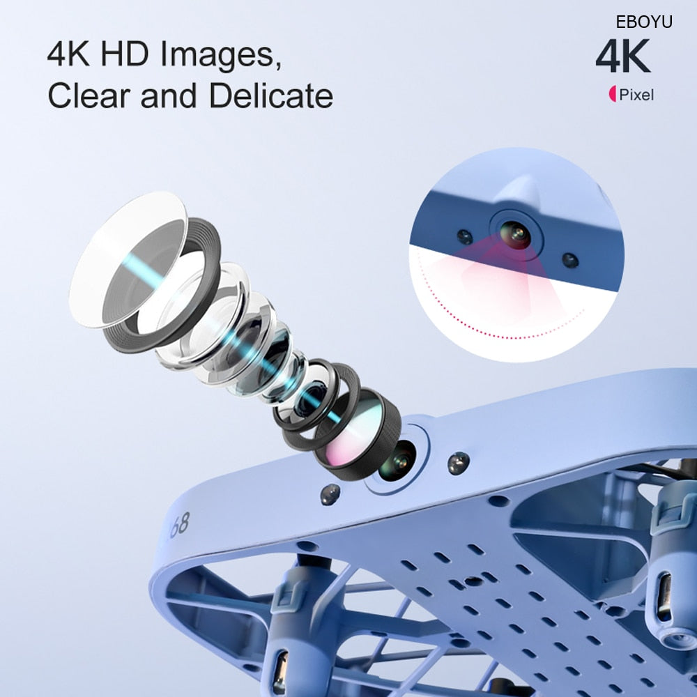 H107 Mini Drone 8K 4K Quadcopter