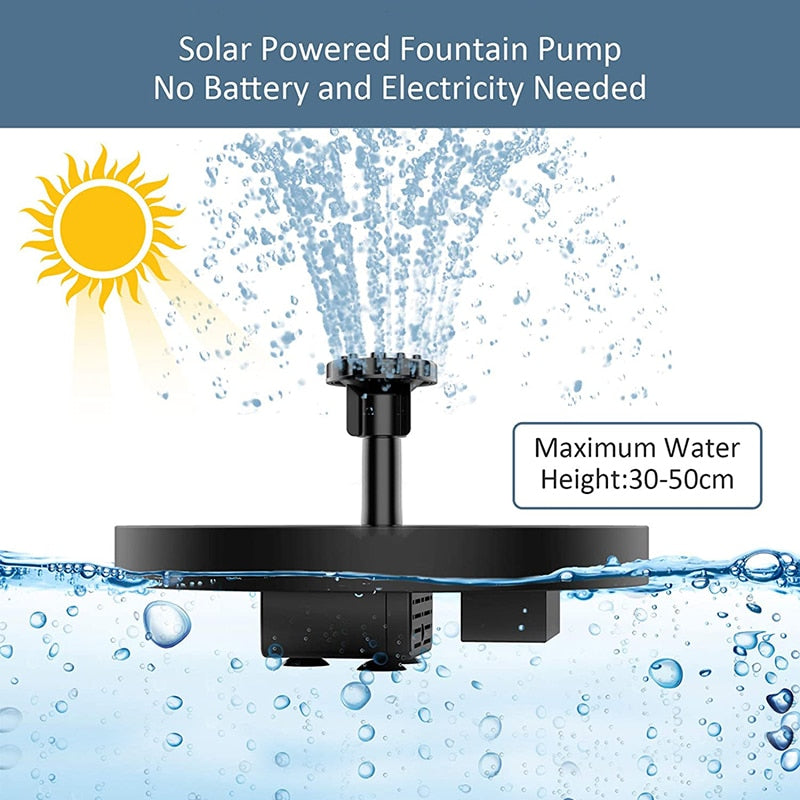 Solar Powered
Fountain