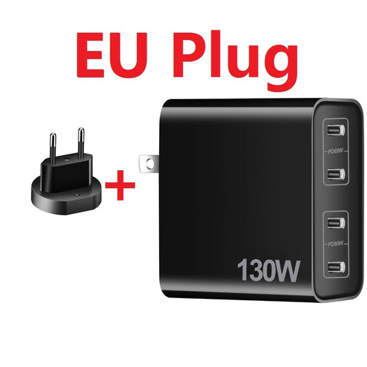 130W 4-Port PD 3.0 GaN