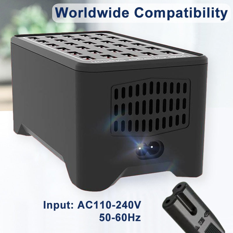 USB Charger 10 15 20 25 30 Ports HUB 150W