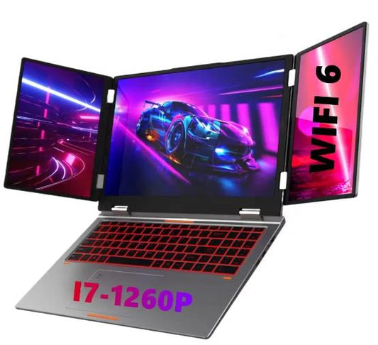 Merlin Tri-Screen Laptop
