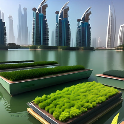 Merlin Urban Farming pod - aquaponic tunnel for rooftop/community lake side