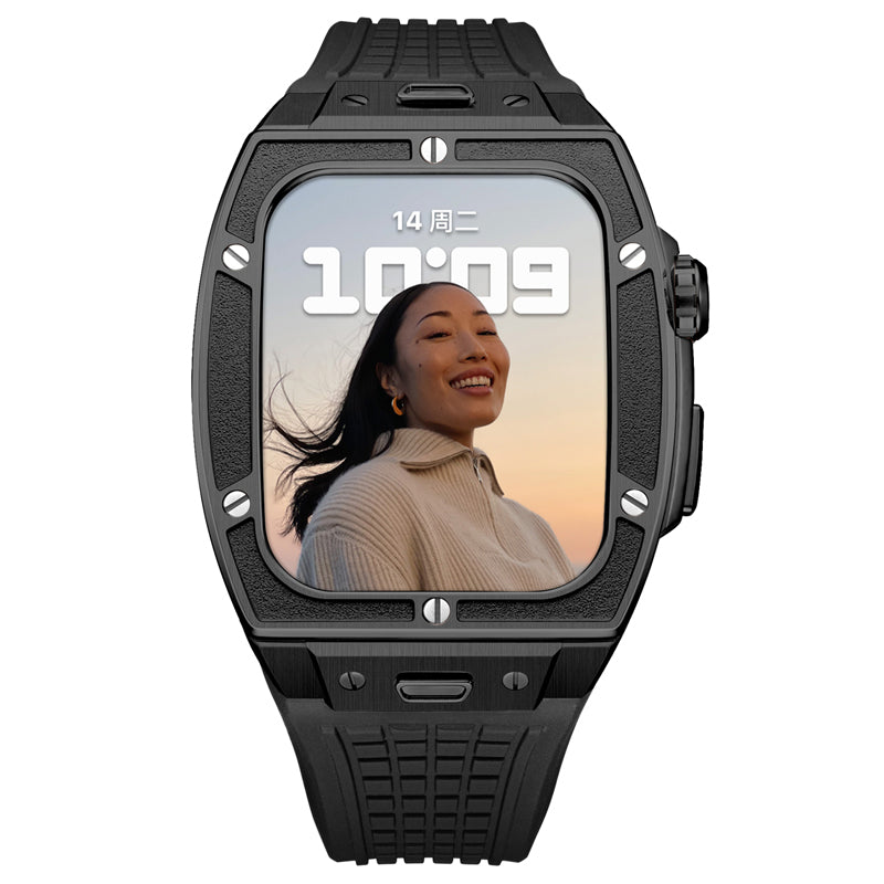 Apple Watch Case for Series 7/8/9 (45mm), C2 Black with Black