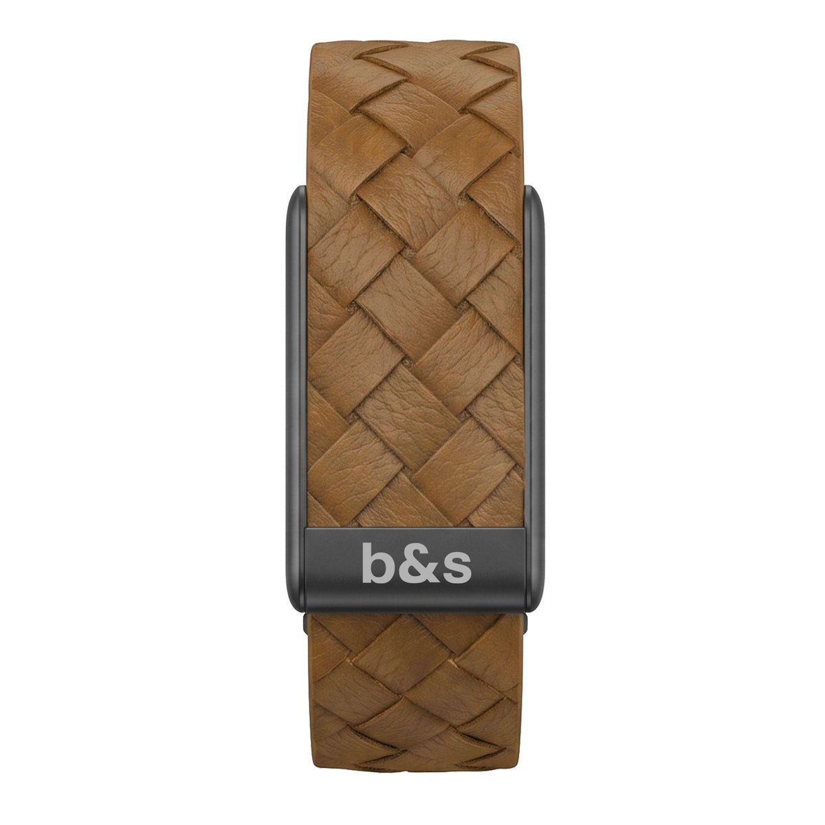 b&s Genuine Leather Strap for Whoop 5.0 Peak with Stainless Steel Black/Grey/Brown/Orange Clasp
