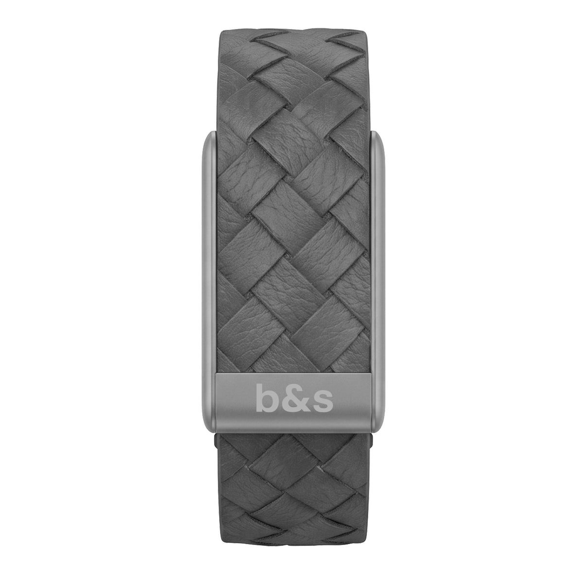 b&s Genuine Leather Strap for Whoop 5.0 Peak with Stainless Steel Titanium Clasp