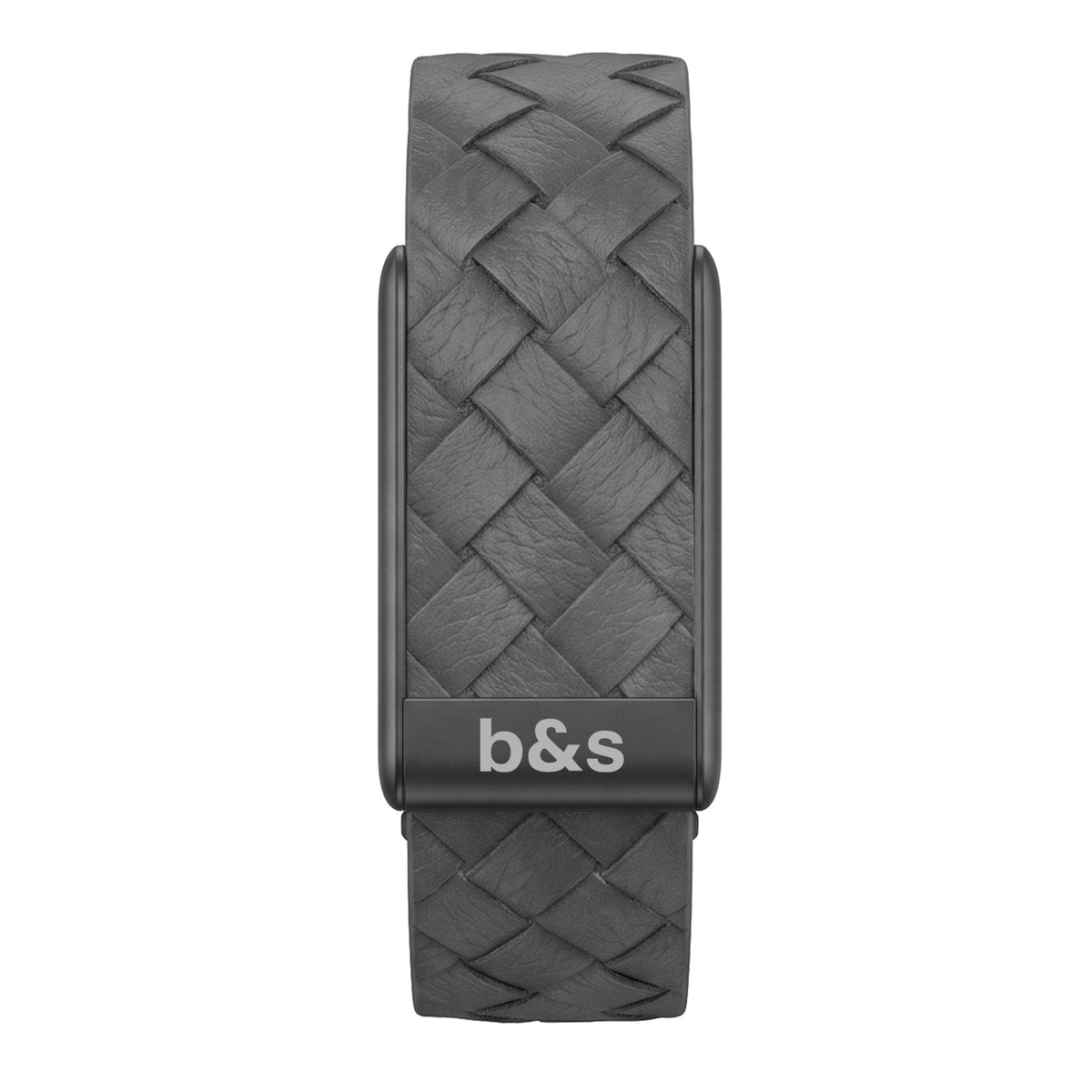 b&s Genuine Leather Strap for Whoop 5.0 Peak with Stainless Steel Black/Grey/Brown/Orange Clasp