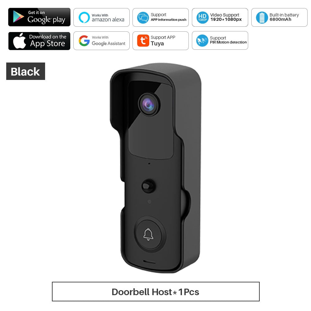 Tuya Smart Video Doorbell WiFi 1080P Video Intercom