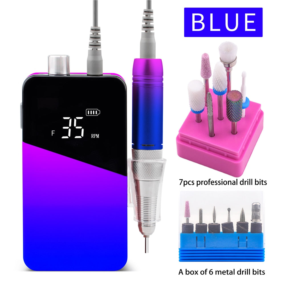Cordless Portable Electric Nail Drill