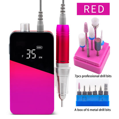 Cordless Portable Electric Nail Drill