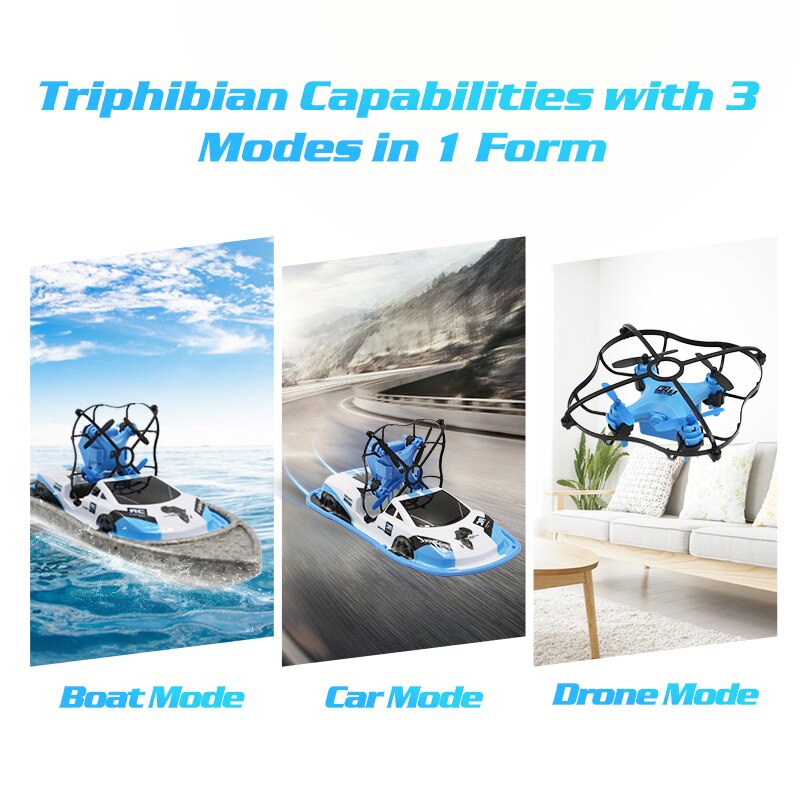 3-in-1 sea land and air drone