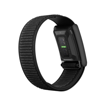 b&s Navigator Nylon+Plastic Strap for Whoop 5.0 Peak, Army GRN&ORN with S Steel Brushed Silver Clasp