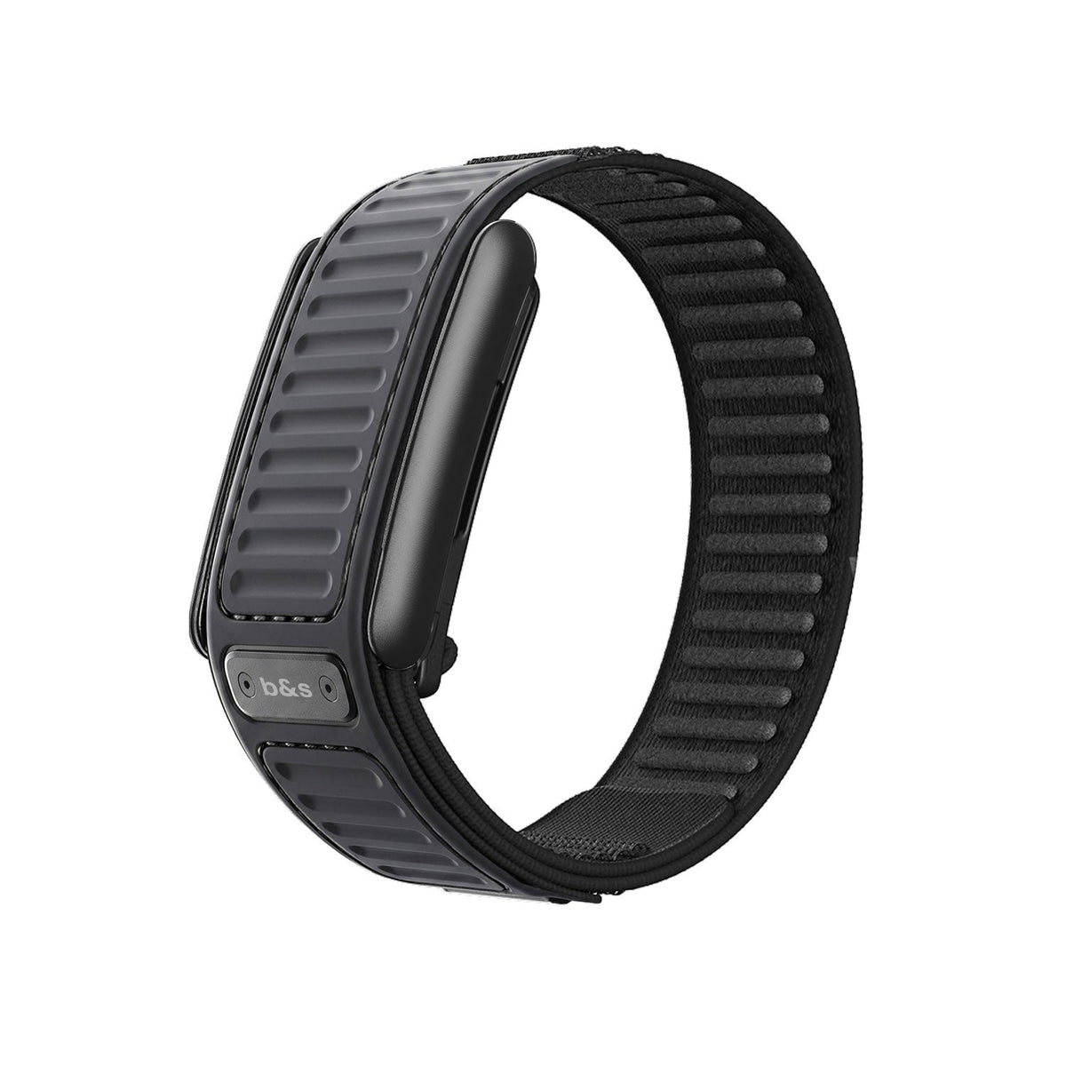 b&s Navigator Nylon+Plastic Strap for Whoop 5.0 Peak, Army GRN&ORN with S Steel Brushed Silver Clasp