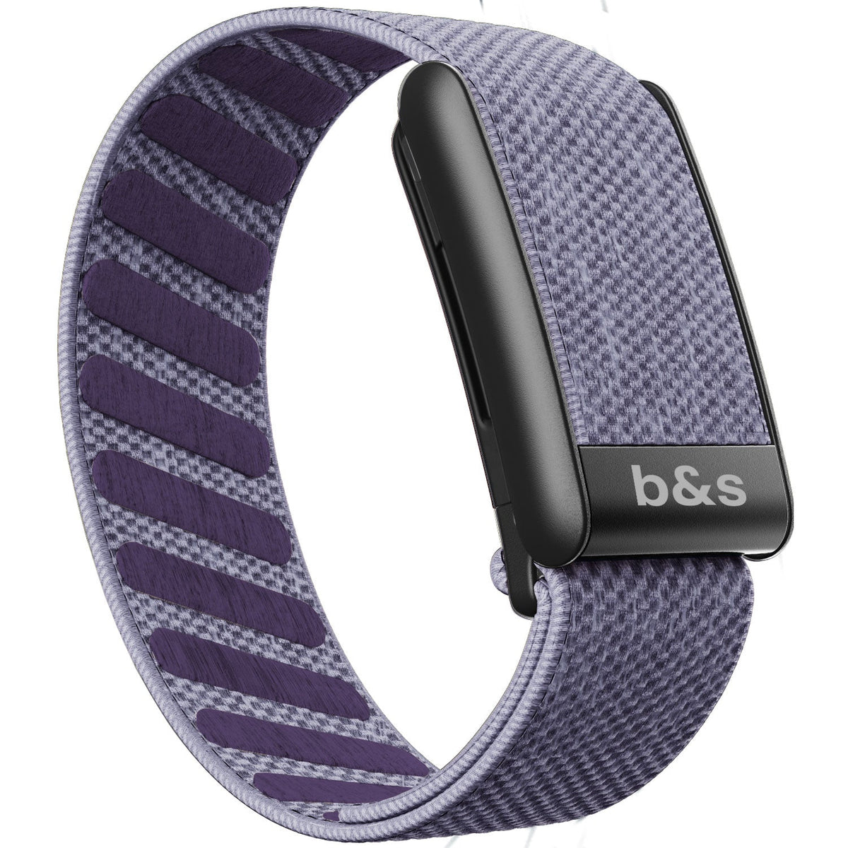 b&s Superknit Nylon Strap for Whoop 5.0 Peak, Color with S Steel Black Matte Clasp