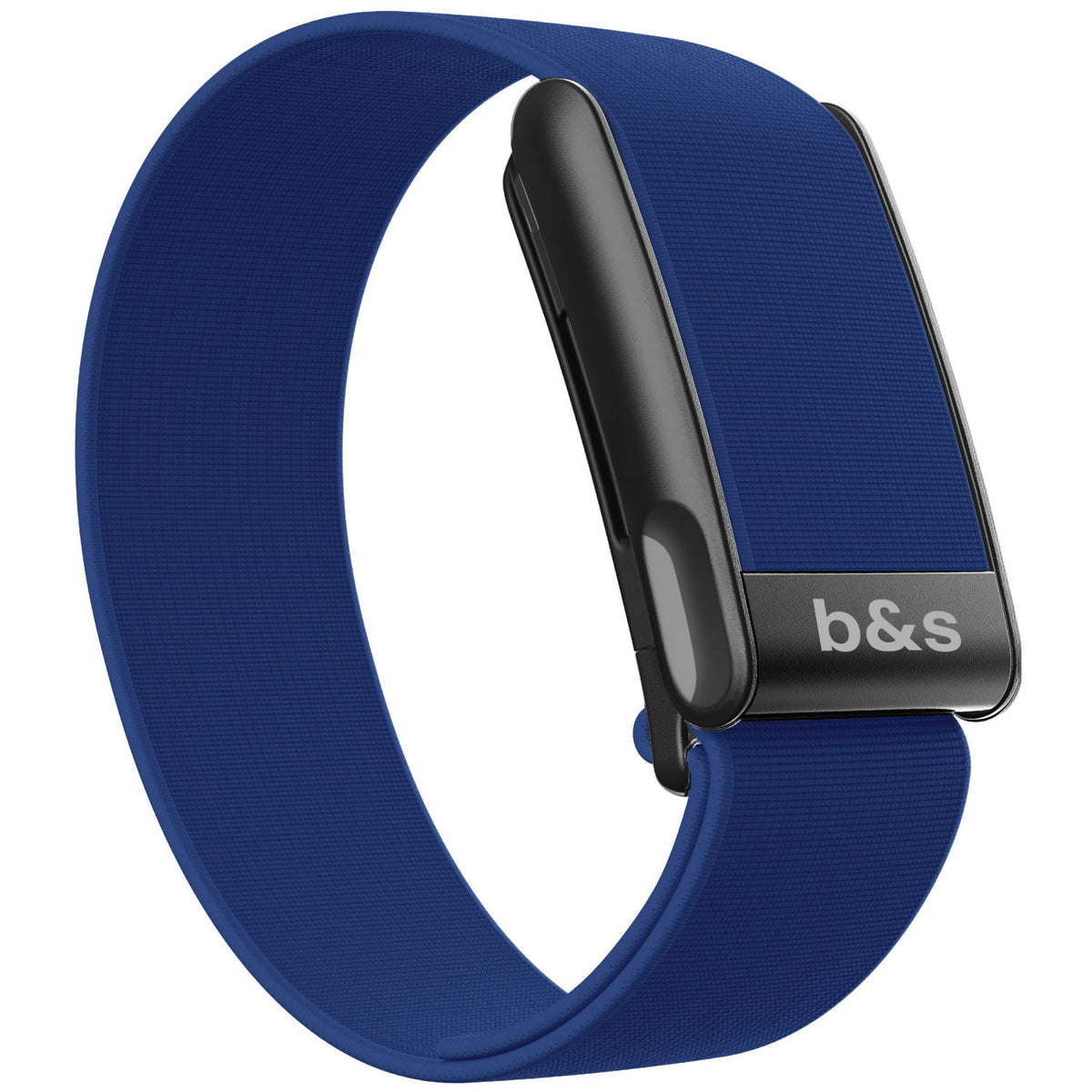 b&s Hydryknit Nylon Strap for Whoop MG Life, Black with S Steel Black Matte Clasp