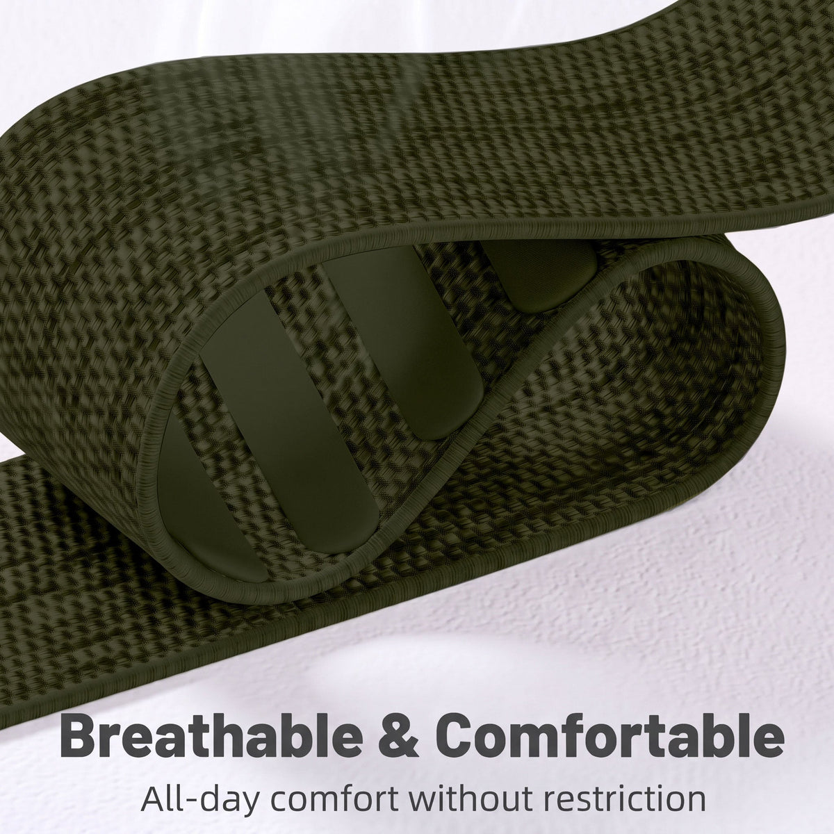 b&s Superknit Nylon Strap for Whoop 5.0 Peak, Jet Black with S Steel Matte Gold Clasp