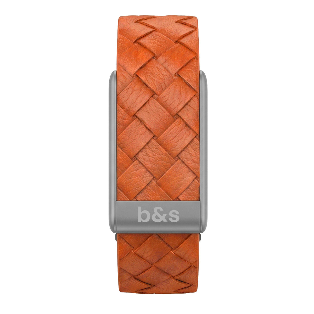 b&s Genuine Leather Strap for Whoop 5.0 Peak with Stainless Steel Titanium Clasp