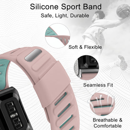 b&s Silicon Strap for Whoop 5.0 Peak with Stainless Steel White Crystals Clasp (Copy)