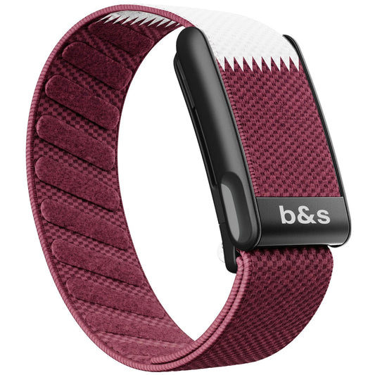 b&s Nylon Strap for Whoop MG Life, Country Design with S Steel Black Matte Clasp