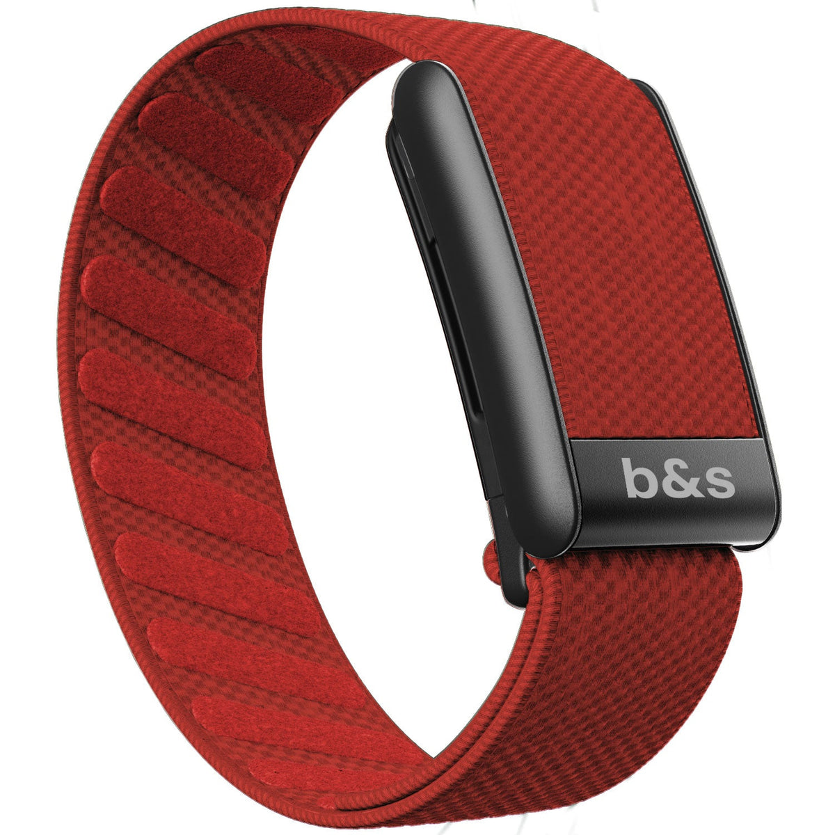 b&s Superknit Nylon Strap for Whoop 5.0 Peak, Color with S Steel Black Matte Clasp