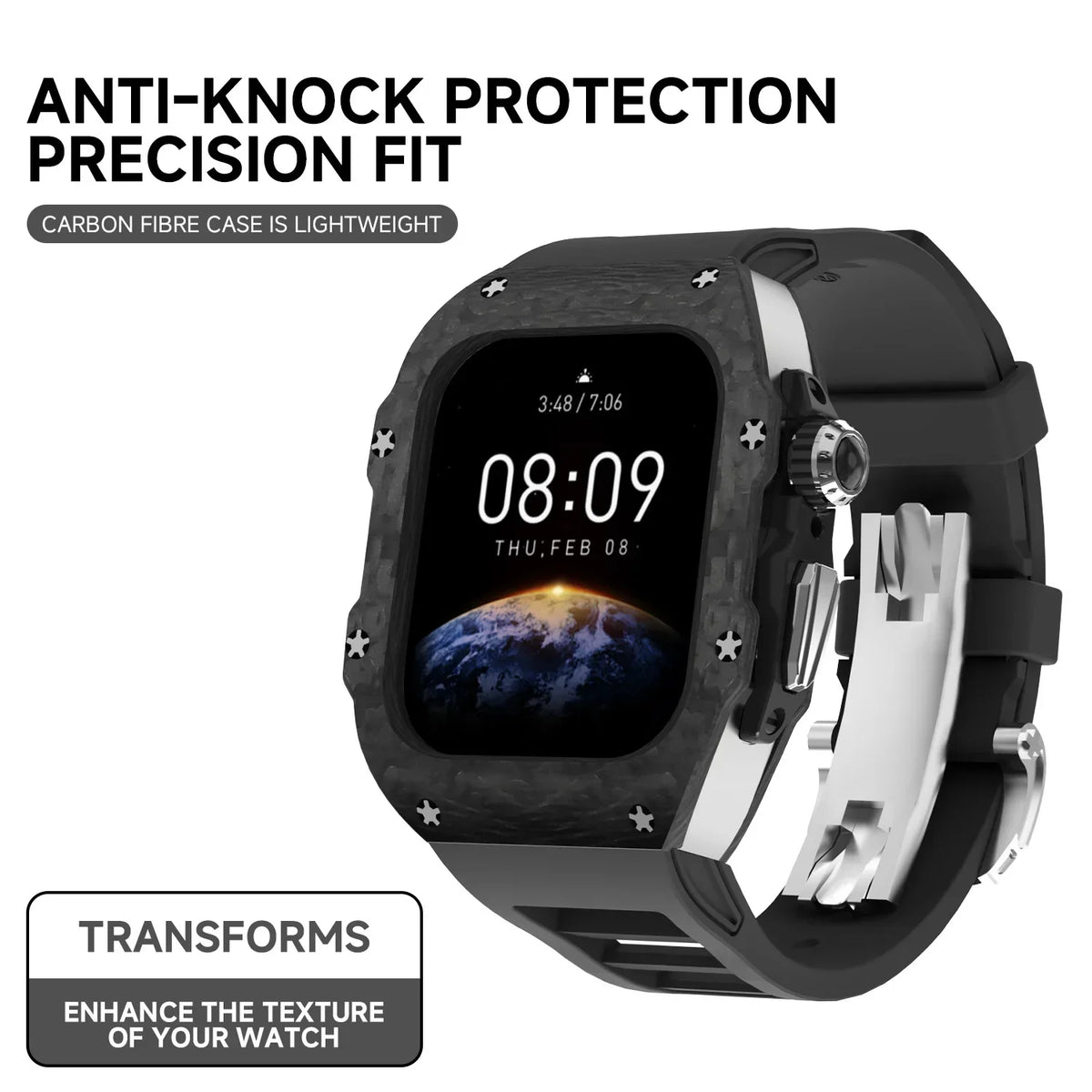 Apple Watch Case for Series 10/11 (46mm), Carbon Sport
