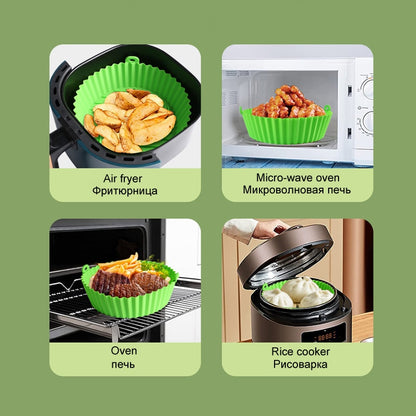 air fryer silicone baking tray