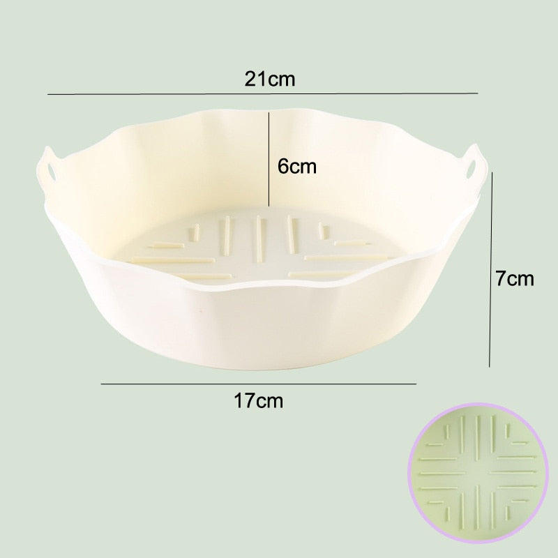 air fryer silicone baking tray