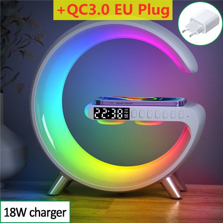 Wireless Charger Stand with Clock 5w