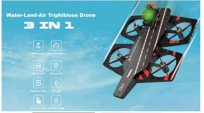 4CH 2.4G drone is designed with ALT