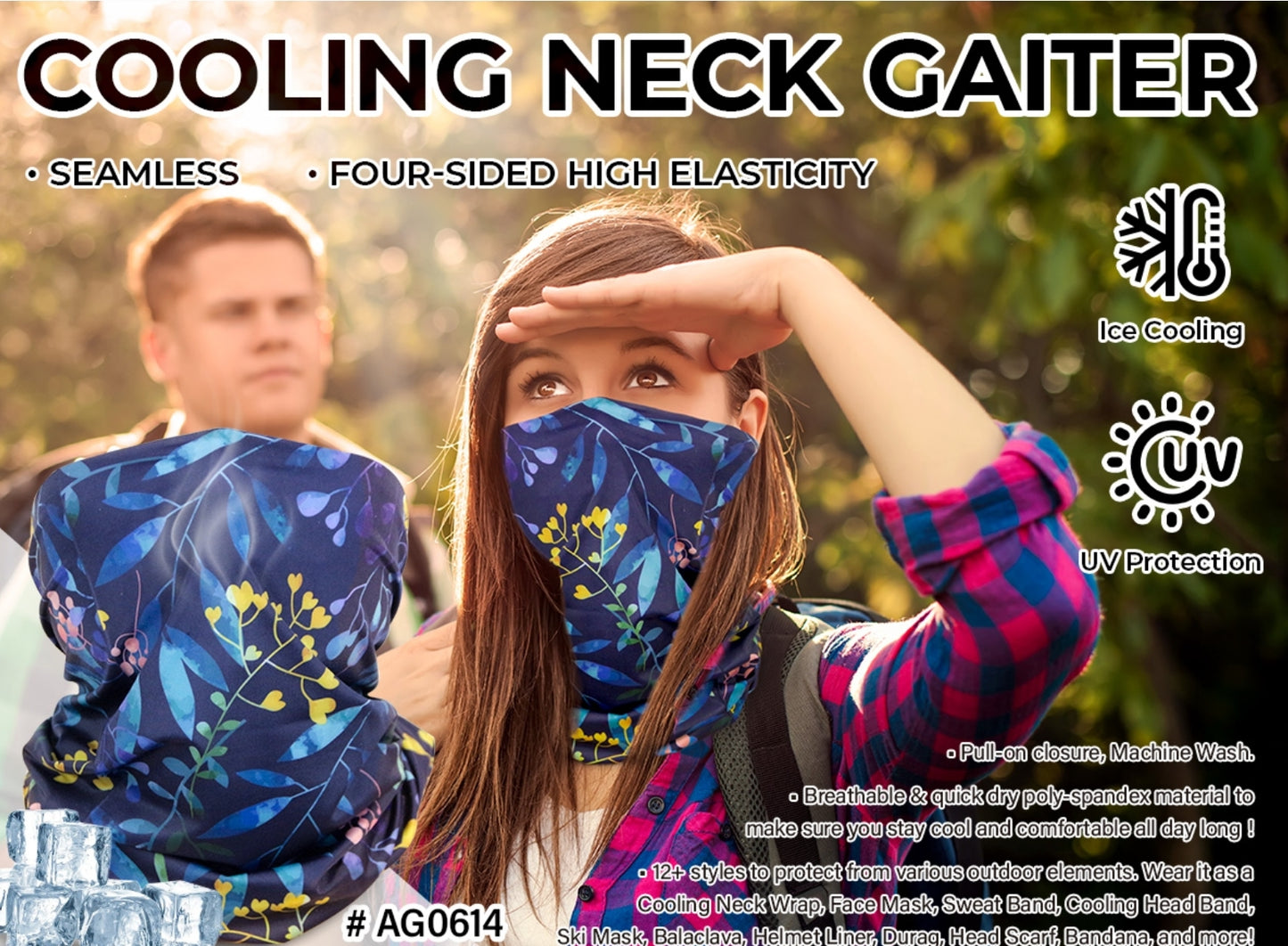 cooling bandana / face mask / ice scarf