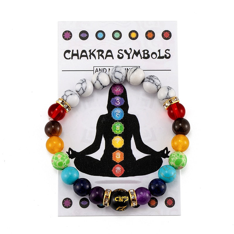 elegant 7 Chakra Bracelet