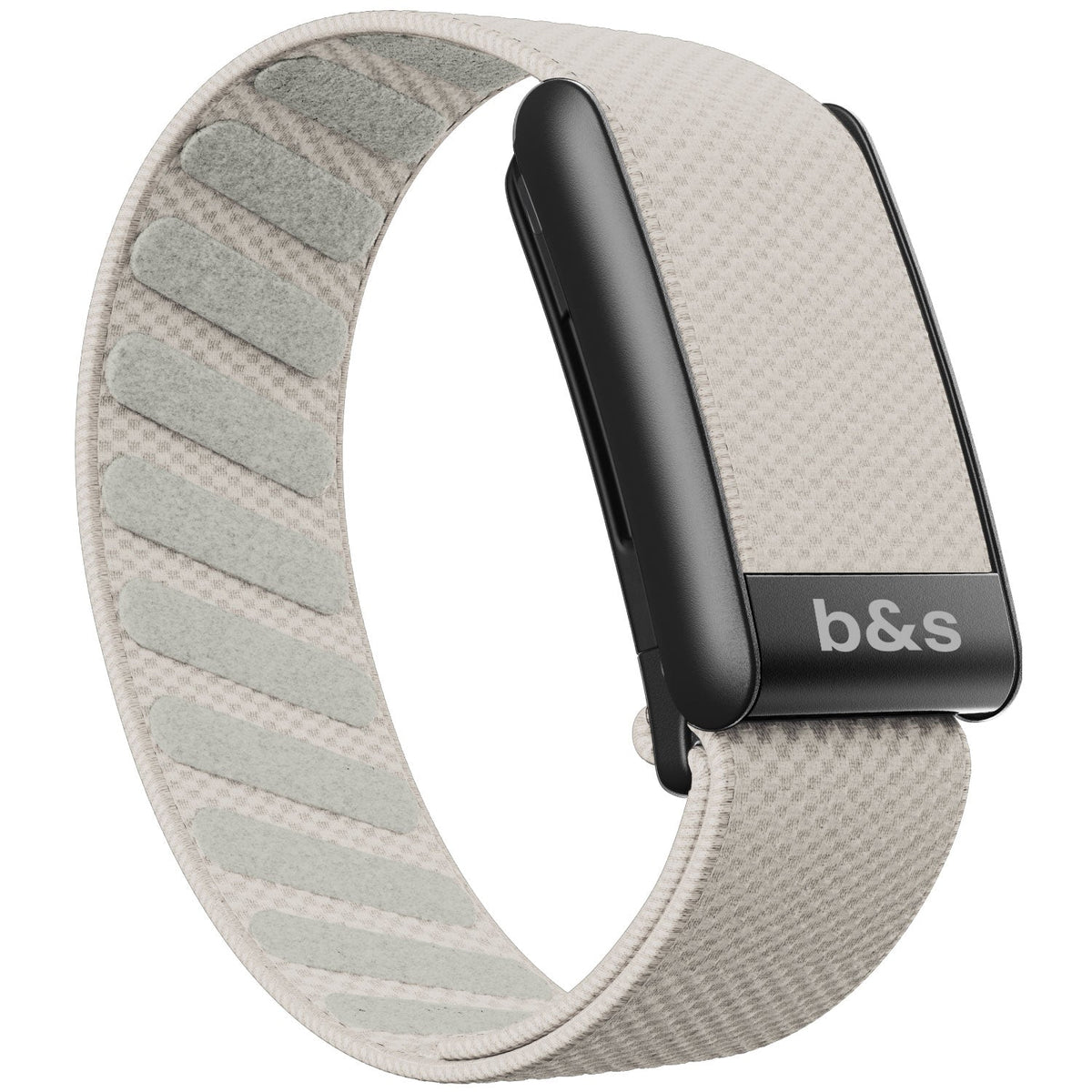b&s Superknit Nylon Strap for Whoop 5.0 Peak, Color with S Steel Black Matte Clasp