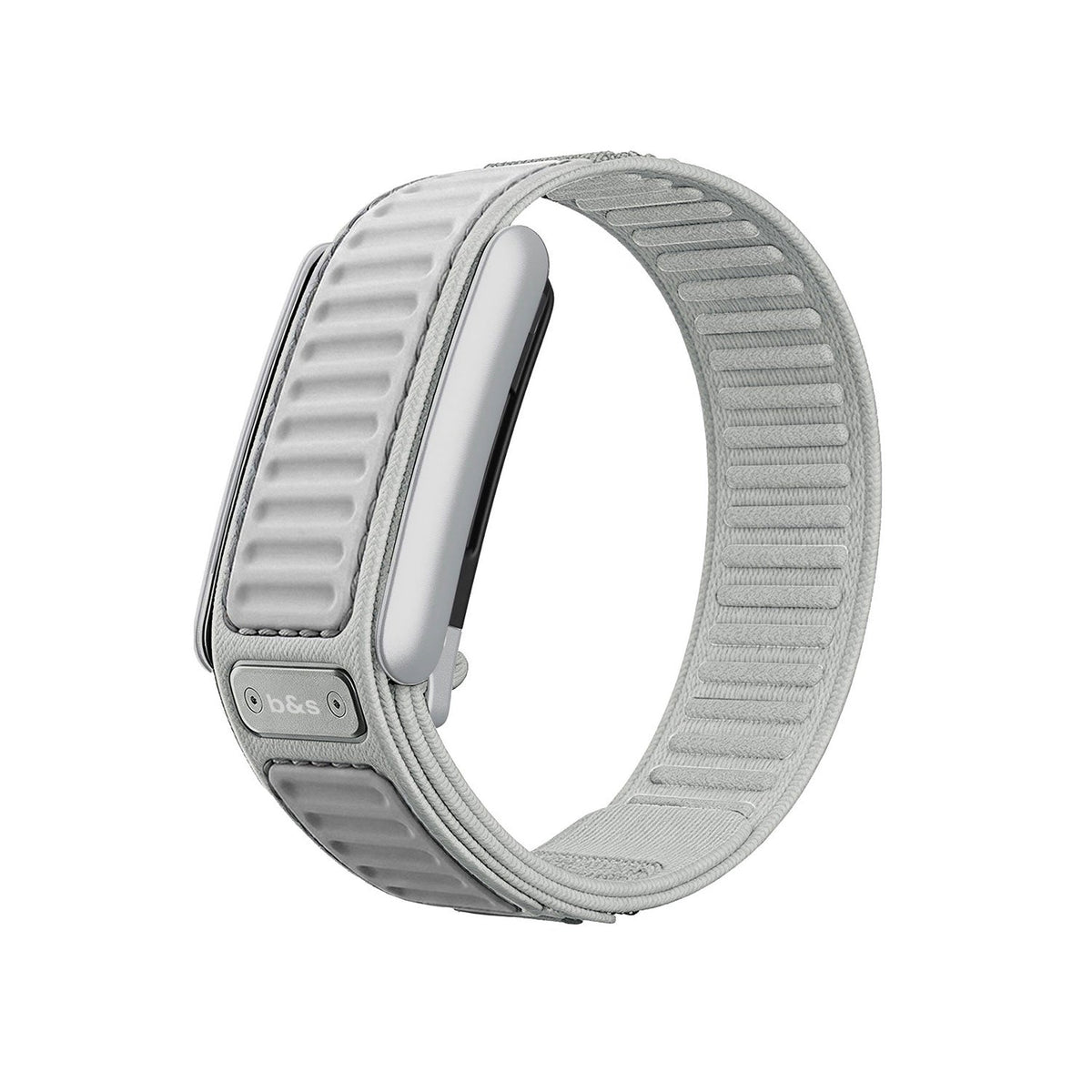 b&s Navigator Nylon+Plastic Strap for Whoop 5.0 Peak, Army GRN&ORN with S Steel Brushed Silver Clasp