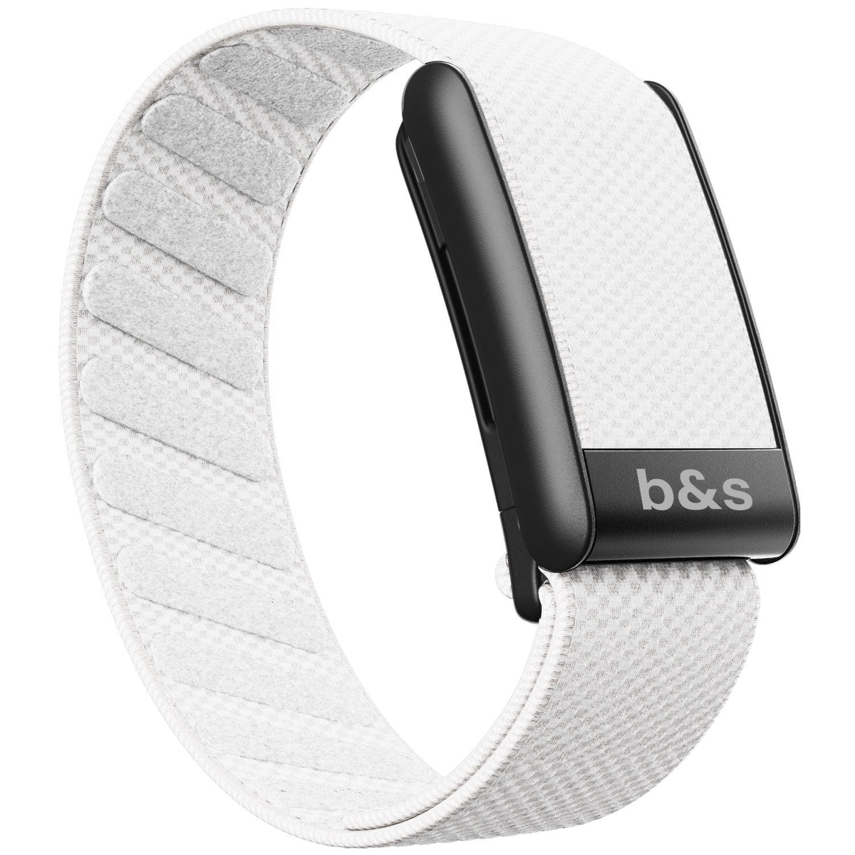 b&s Superknit Nylon Strap for Whoop 5.0 Peak, Color with S Steel Black Matte Clasp