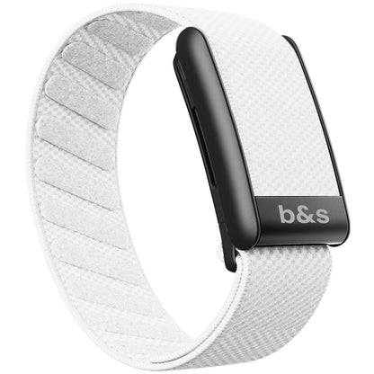b&s Superknit Nylon Strap for Whoop 5.0 Peak, Color with S Steel Black Matte Clasp