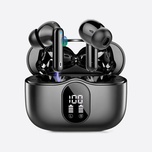 Wireless Earbuds with LED Display Case