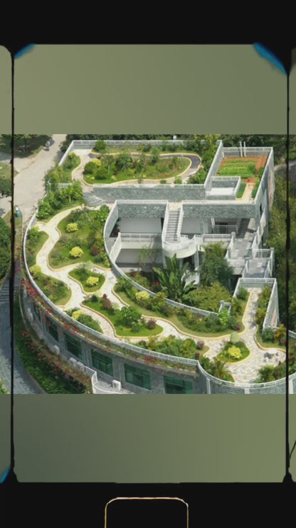 Merlin Urban Farming pod - aquaponic tunnel for rooftop/community lake side