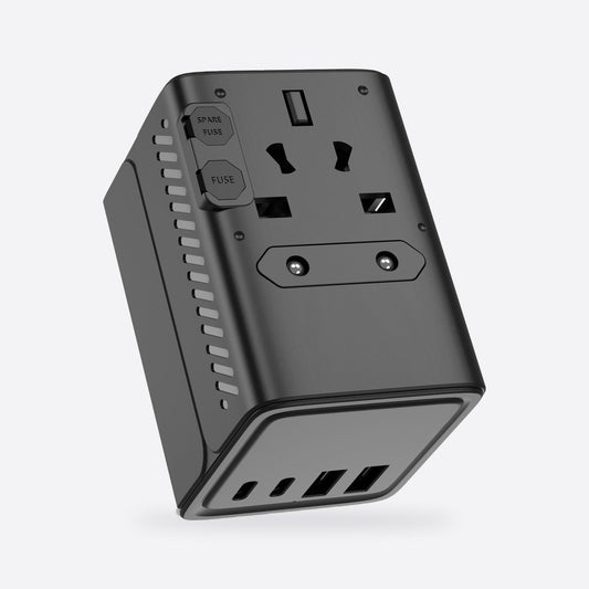 Universal Travel Adapter with 65W GaN