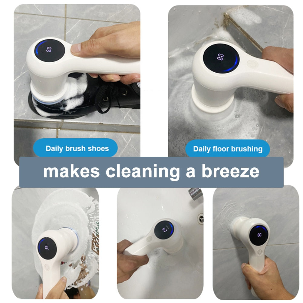 Multifunctional Electric Spin Scrubber