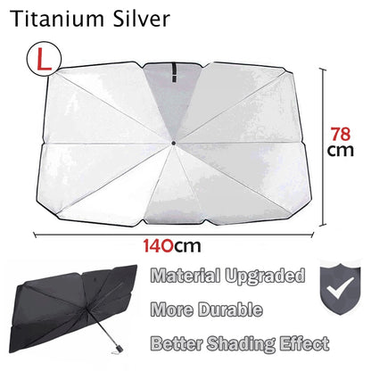 مظلة زجاج السيارة الأمامي