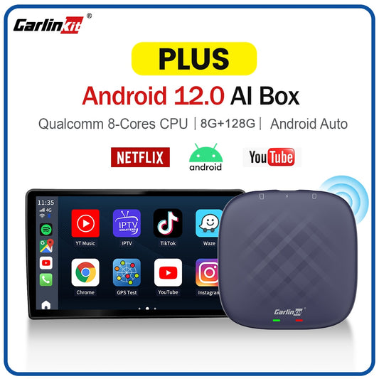 Wireless CarPlay Android Auto YouTube